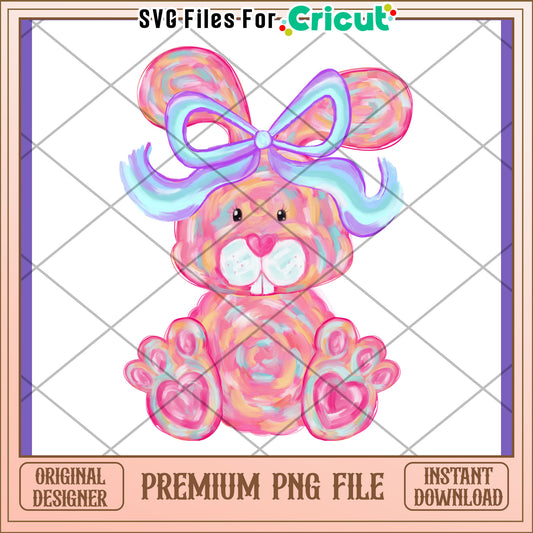 Pastel Bunny PNG Instant Download