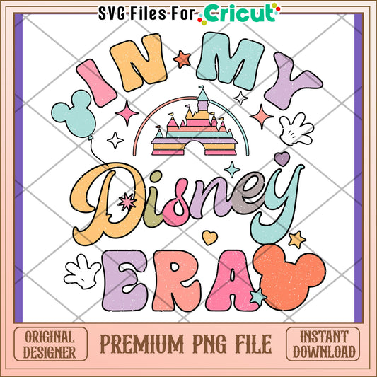Pastel Disney Era PNG Design