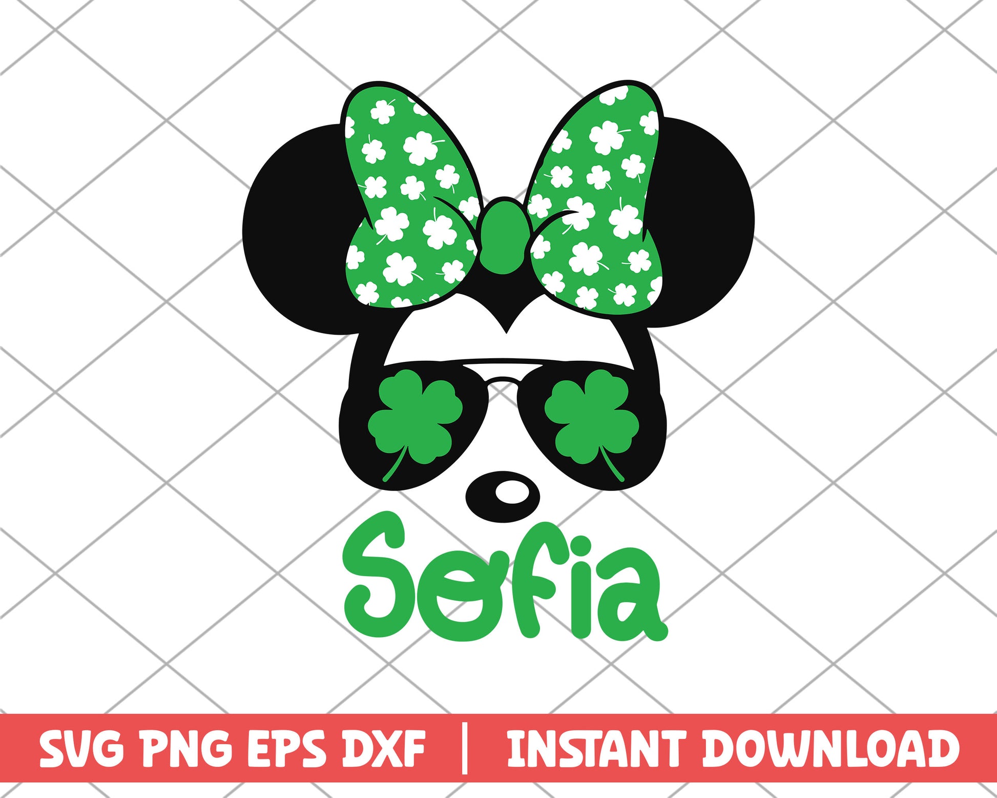 Patrick day sofia disney svg