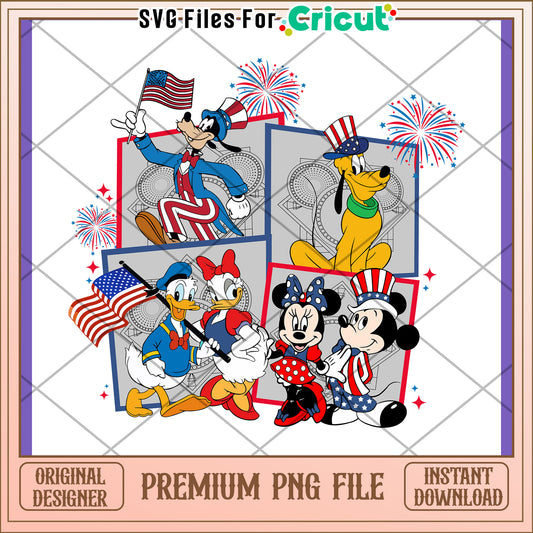 Patriotic Disney PNG Download