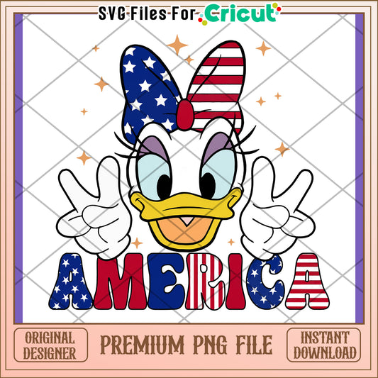 Patriotic Duck Design for Independence Day Fun