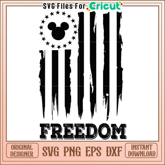 Patriotic Mickey SVG Design Instant Download
