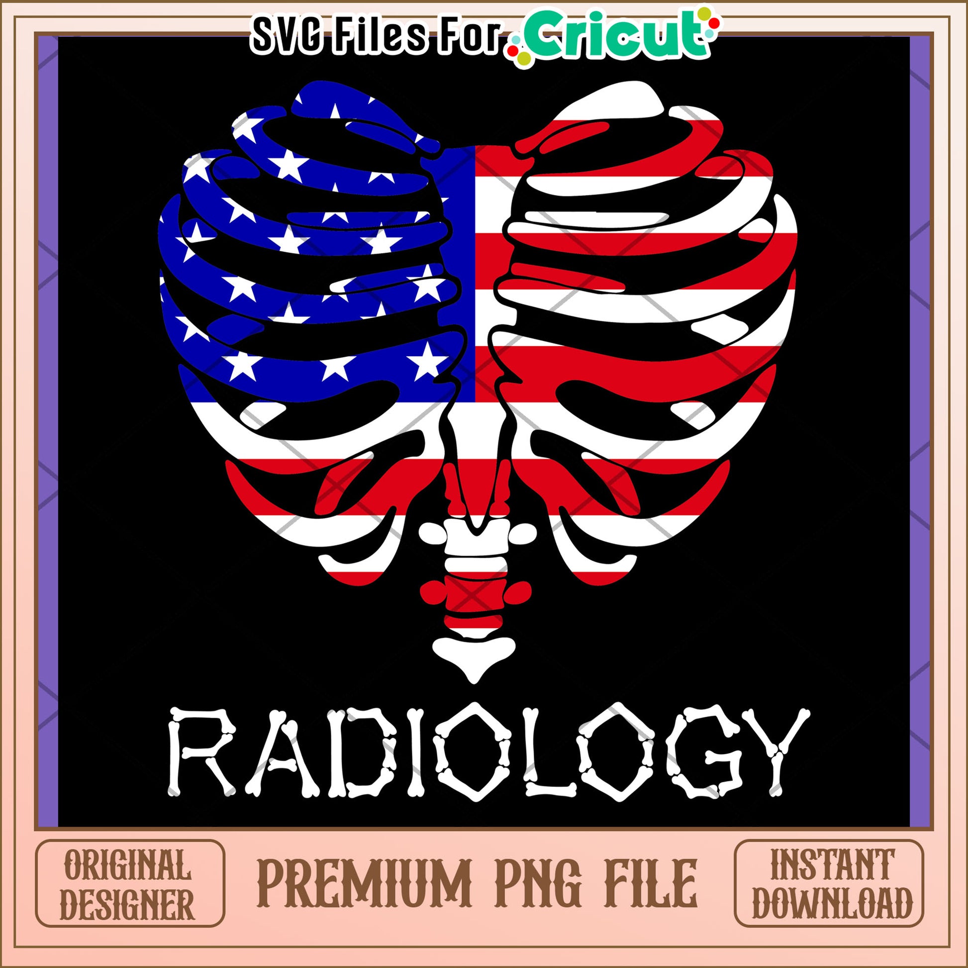Patriotic Radiology PNG Design