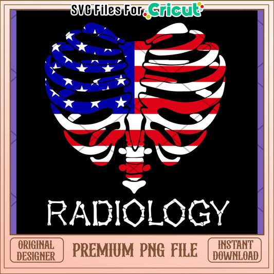 Patriotic Radiology PNG Design
