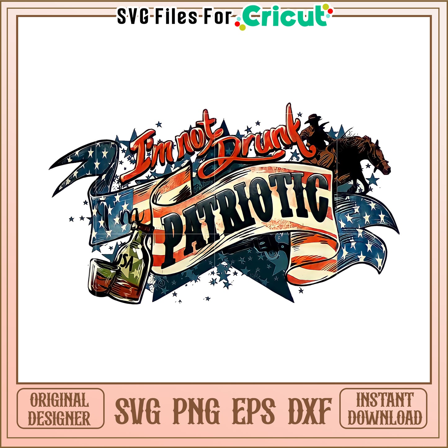 Patriotic SVG Design Instant Download