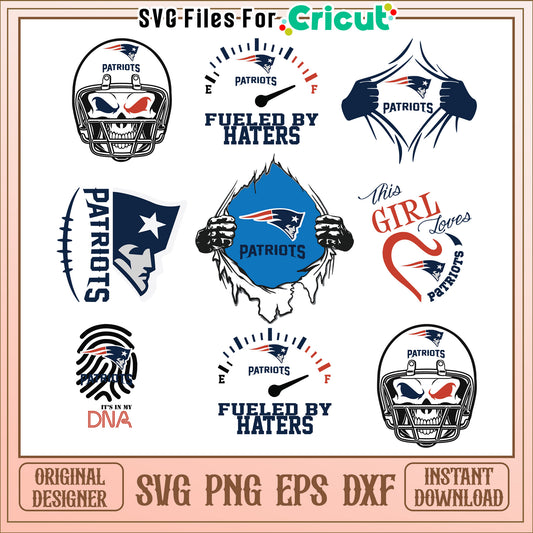 Patriots SVG Bundle Instant Download