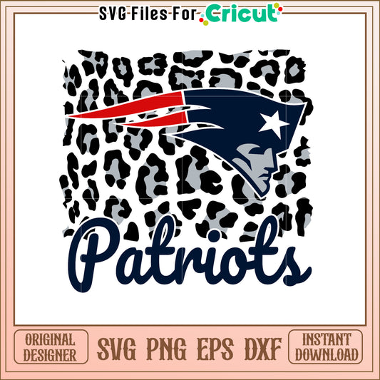 Patriots SVG Design for Sport Fan Decor Ideas