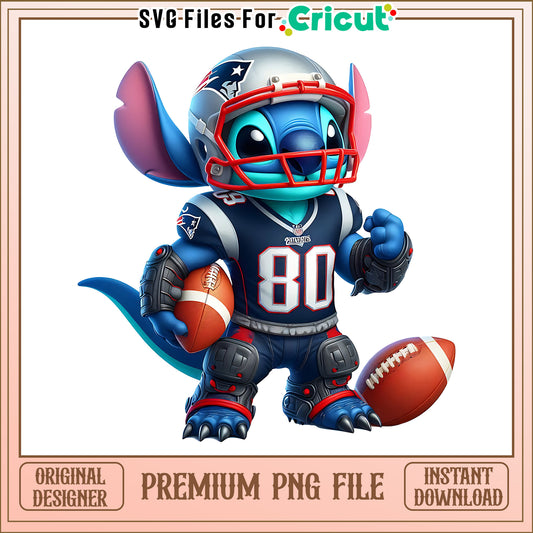 Patriots Stitch and rugby ball png, New England Patriots png, NFL png