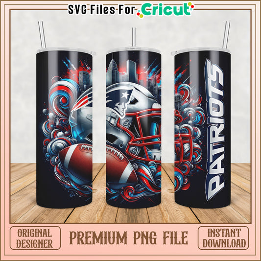 Patriots Tumbler PNG Sublimation