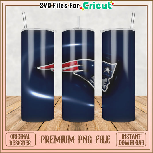 Patriots Tumbler PNG Sublimation Design
