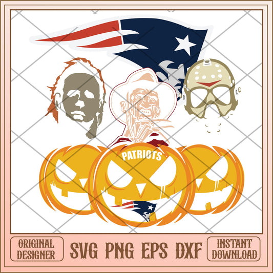 Patriots Horror Movie bundle svg, Horror Movie Characters svg, digital download