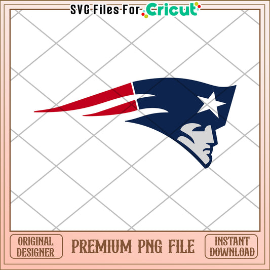 Patriots logo PNG file for creative projects, instant download available