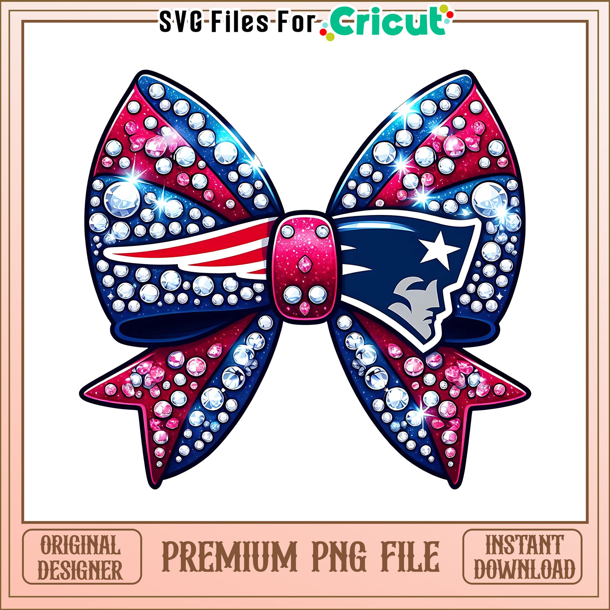Patriots logo vintage bow png, New England Patriots png, NFL png