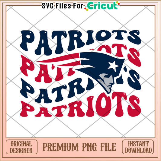Patriots themed design for crafting, perfect for Cricut projects