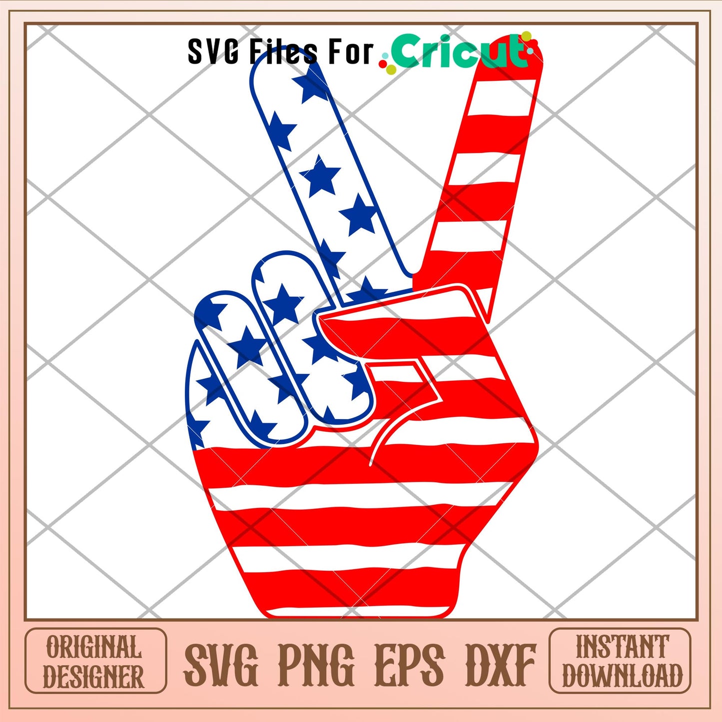 Peace Sign Usa Flag, Peace Sign Svg