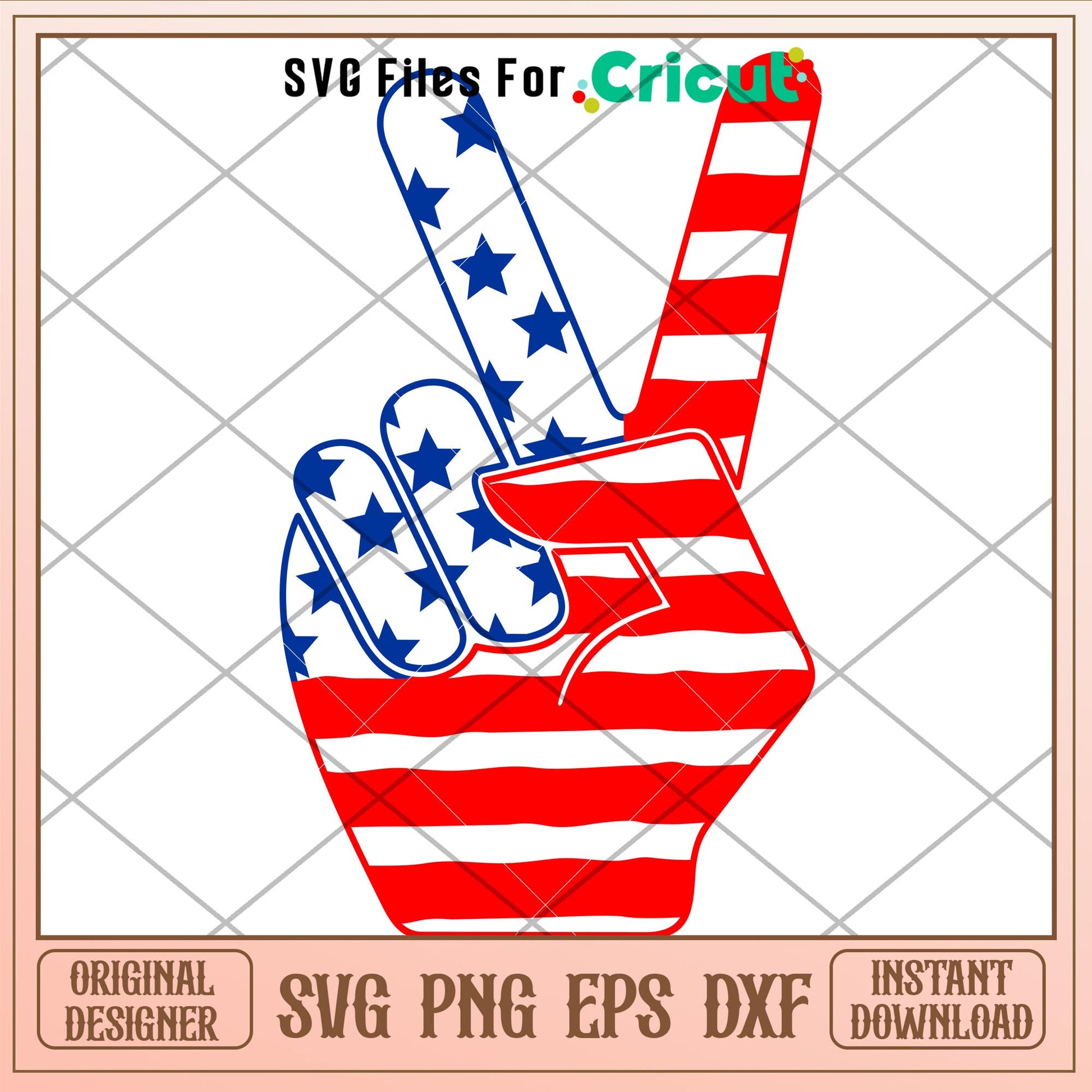 Peace Sign Usa Flag, Peace Sign Svg