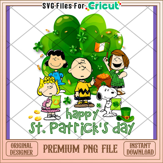Peanuts St Patricks Day PNG Design