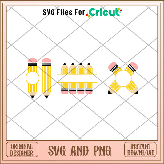 Pencil svg bundle, Cute pencil svg bundle - Svgfileforcricut