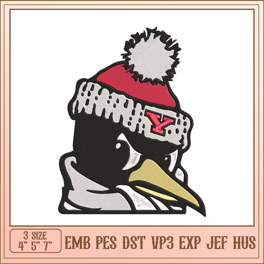 Penguin Embroidery Design 3 Sizes EMB PES DST