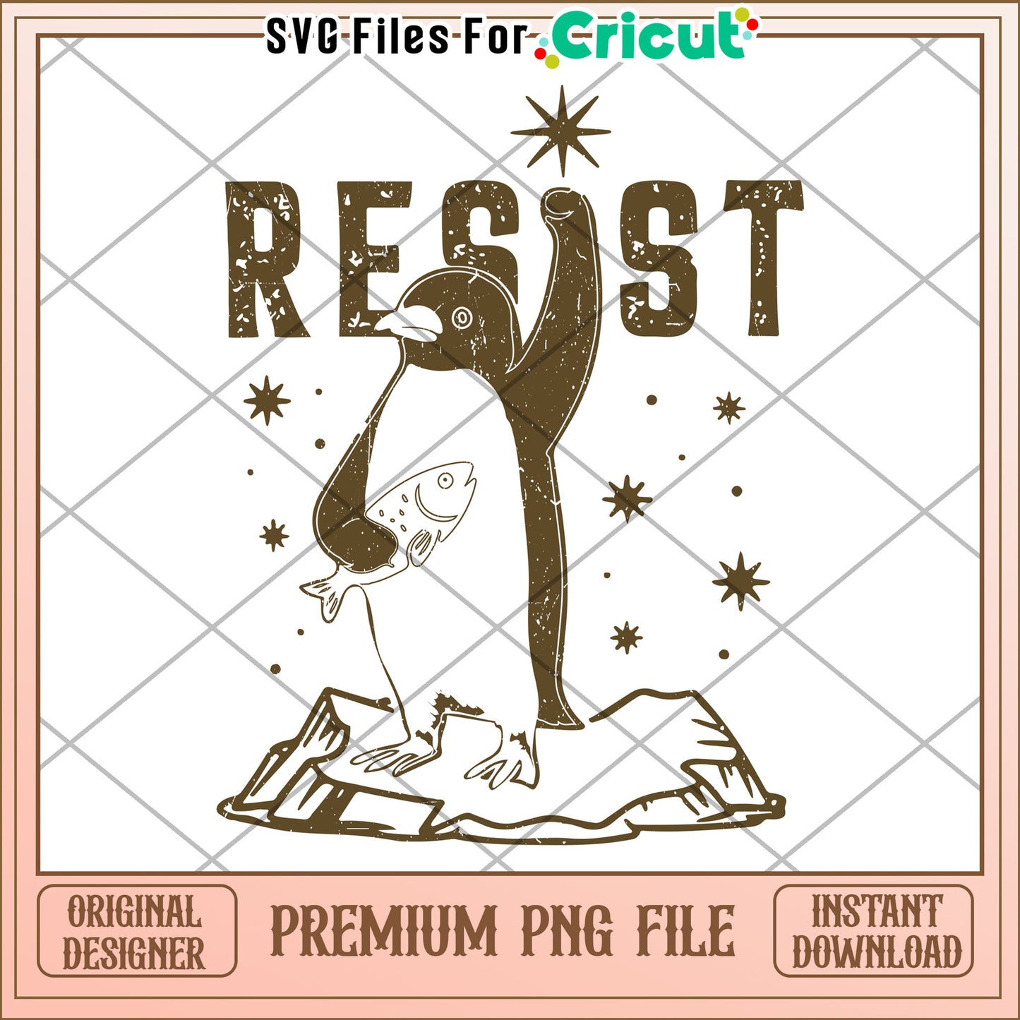 Penguin Resist Climate Change PNG