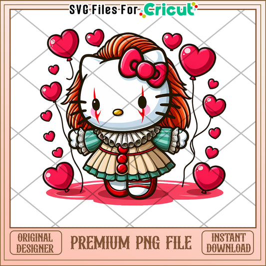 Pennywise Hello Kitty PNG Download