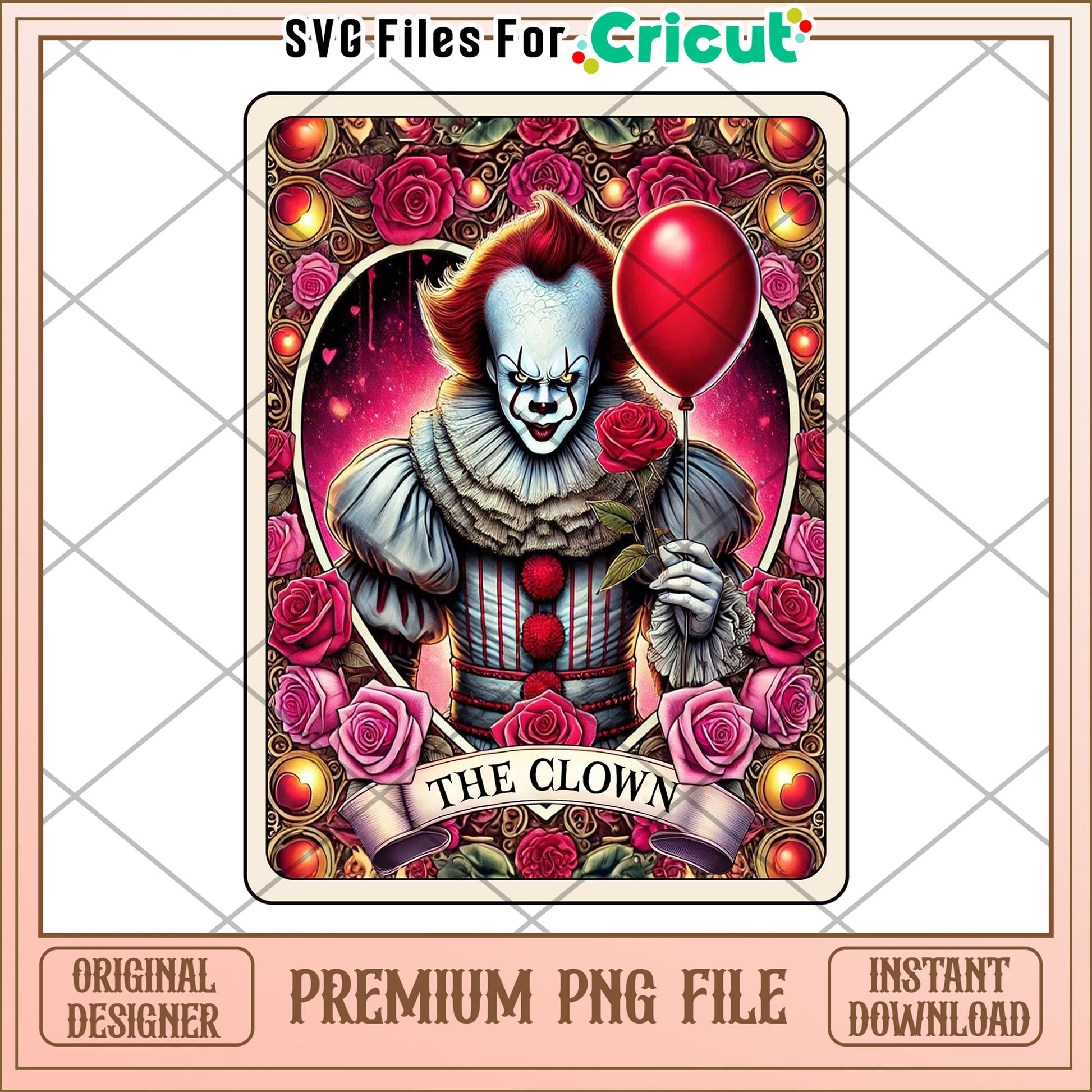 Pennywise PNG Premium Cricut File