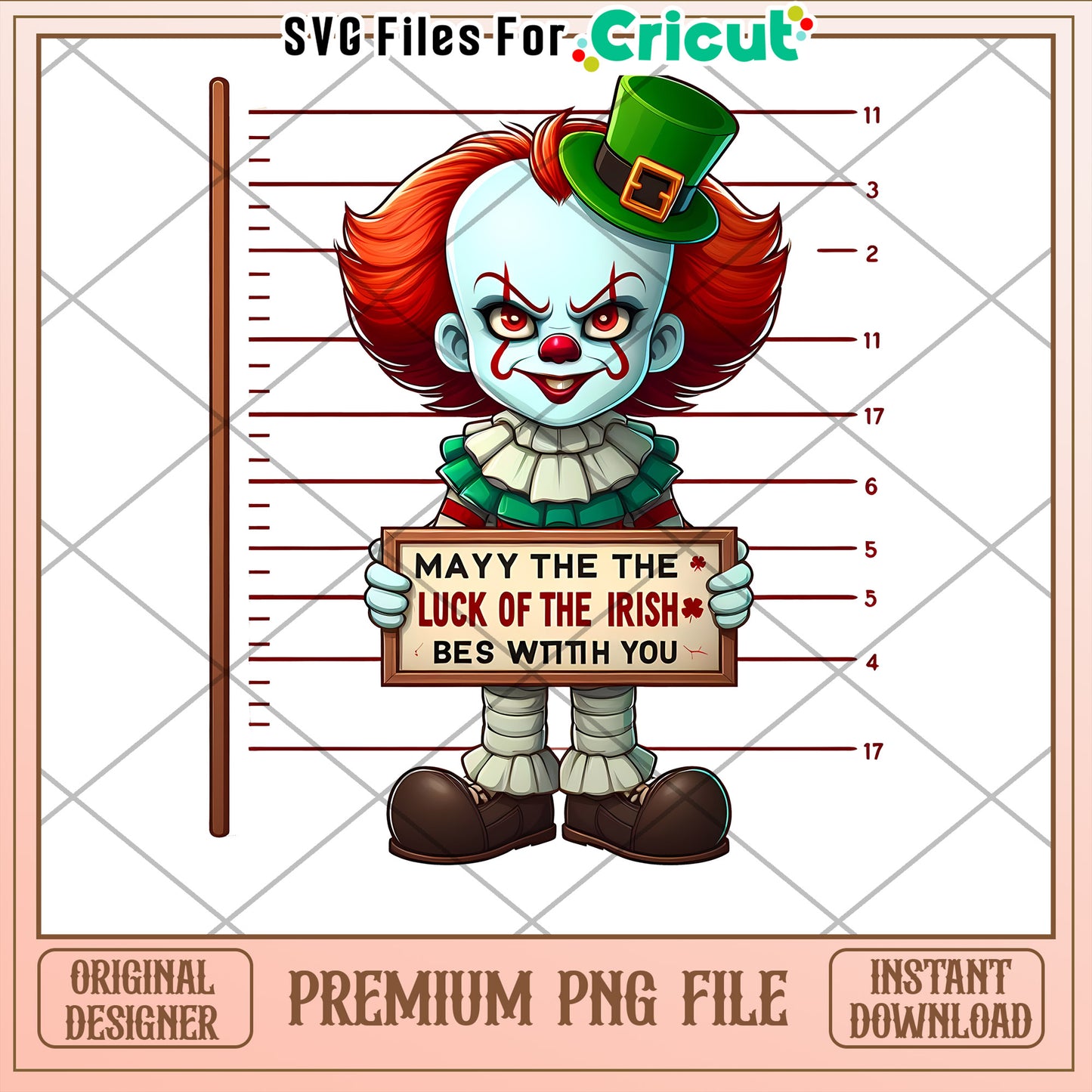 Pennywise St Patricks Day PNG