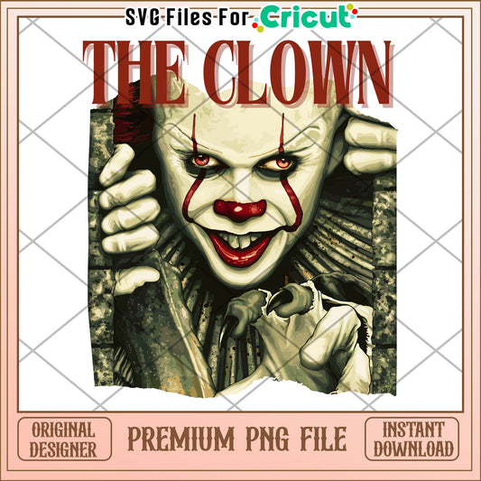 Pennywise the clown png, spooky halloween​ png, halloween killers png