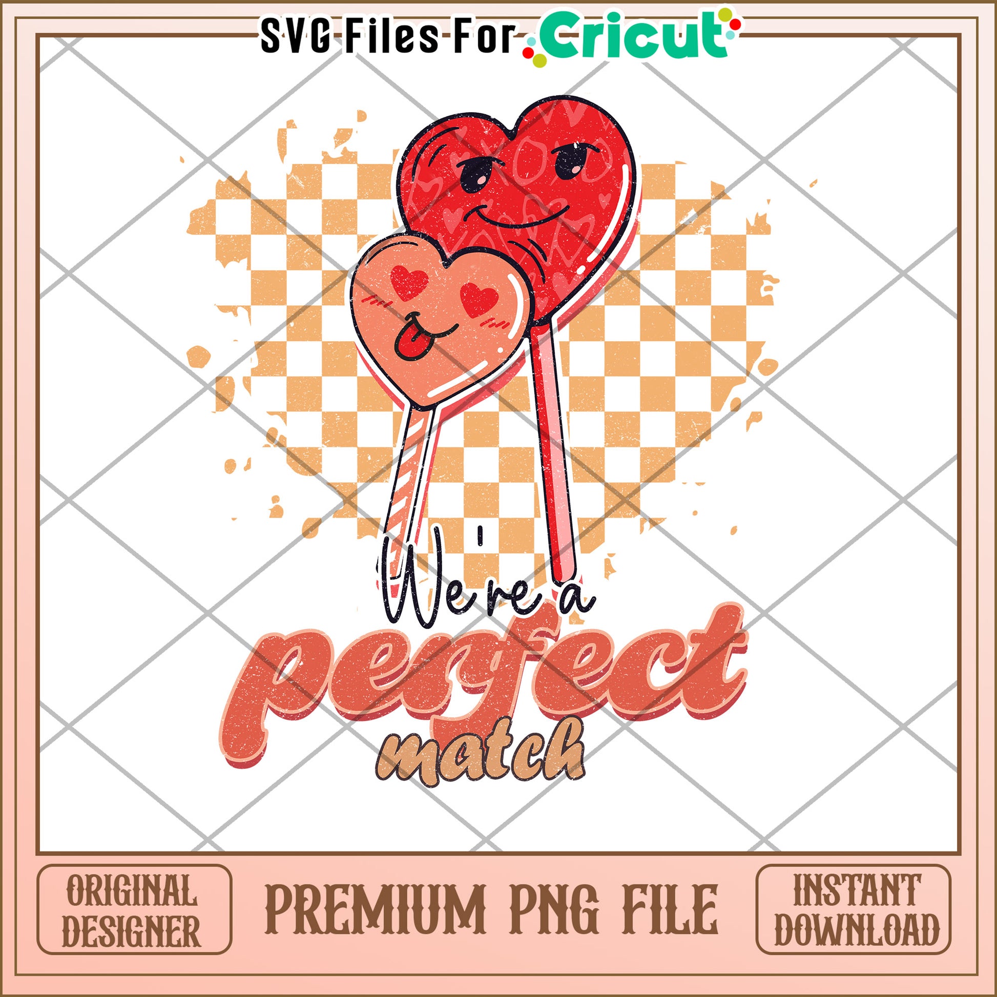 Perfect Match Heart Lollipop PNG