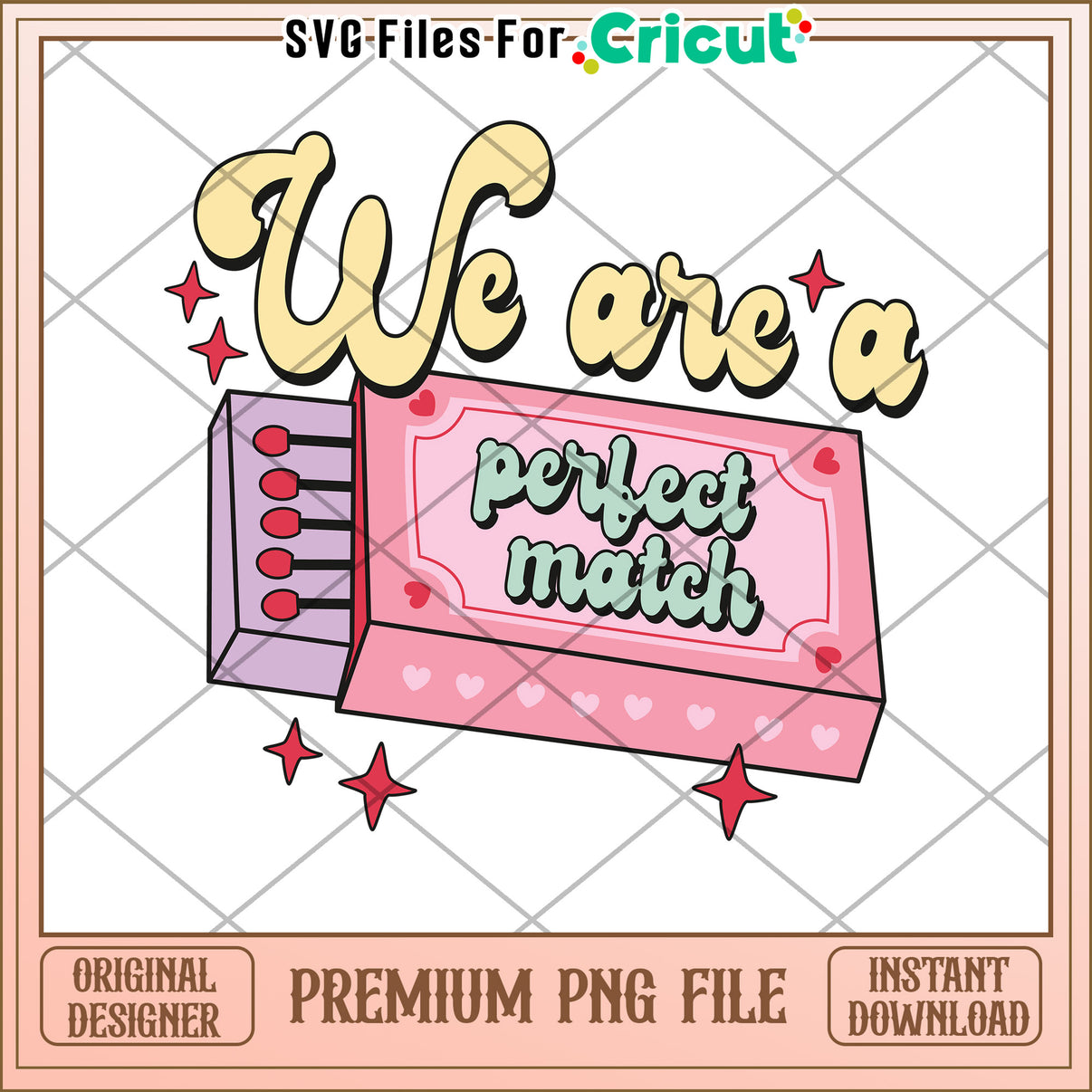 Perfect Match PNG Design Download – svg files for cricut