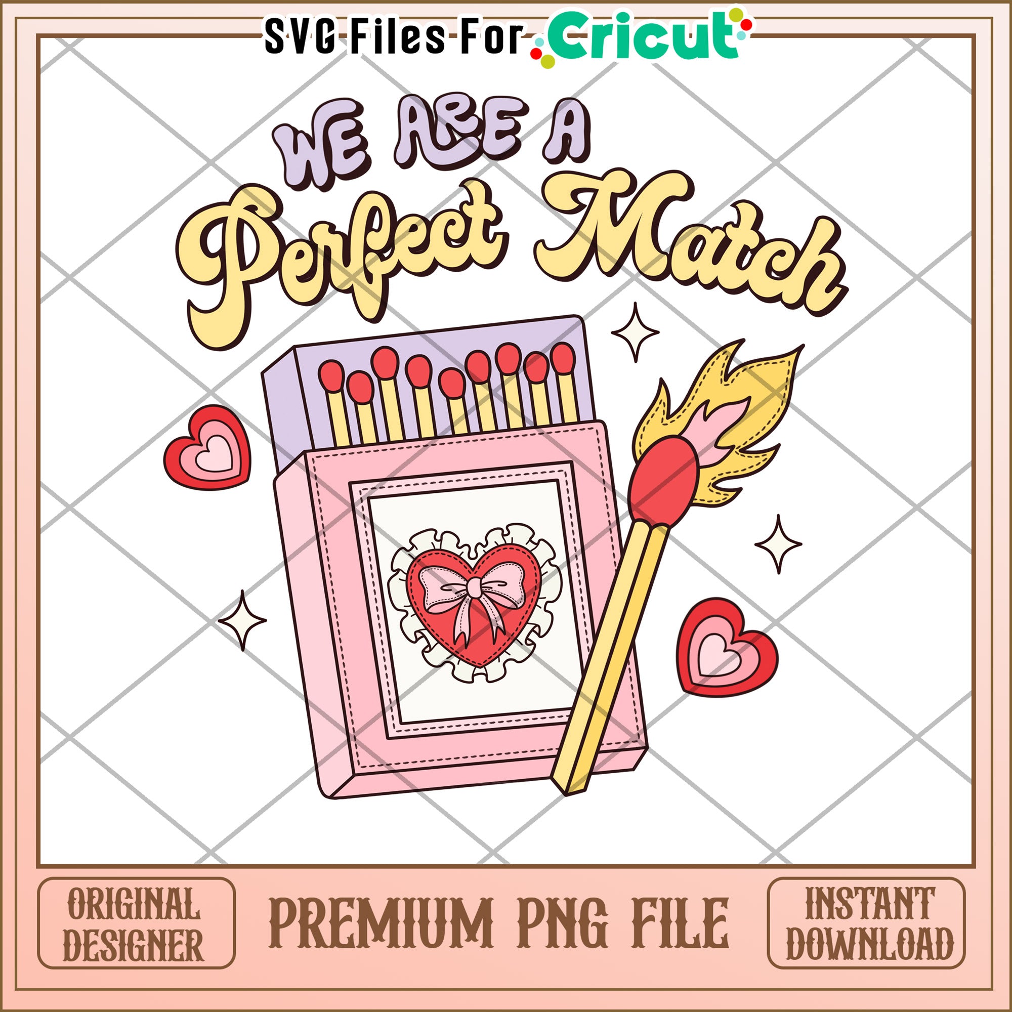 Perfectmatch Vector Perfect Match PNG Valentines Day Design – svg files for cricut