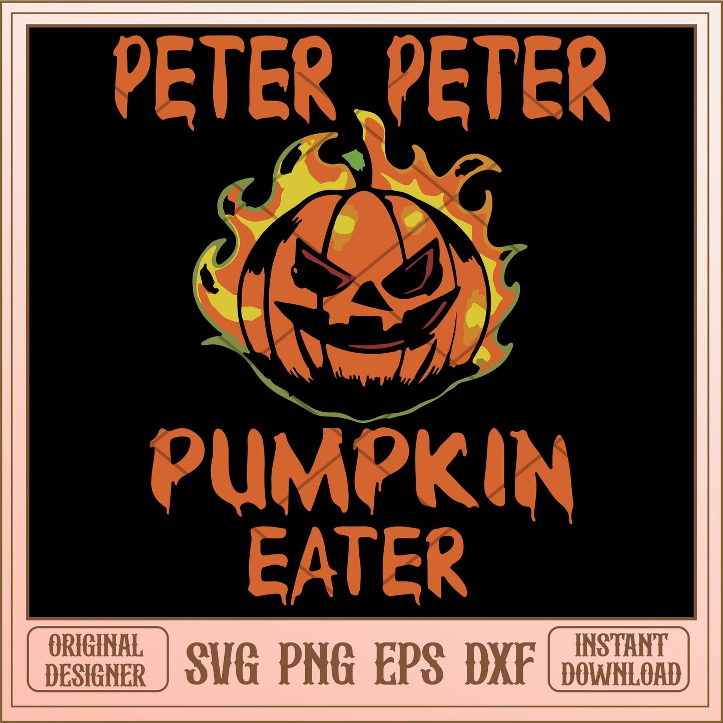 Peter peter pumpkin eater svg, halloween characters svg, digital download