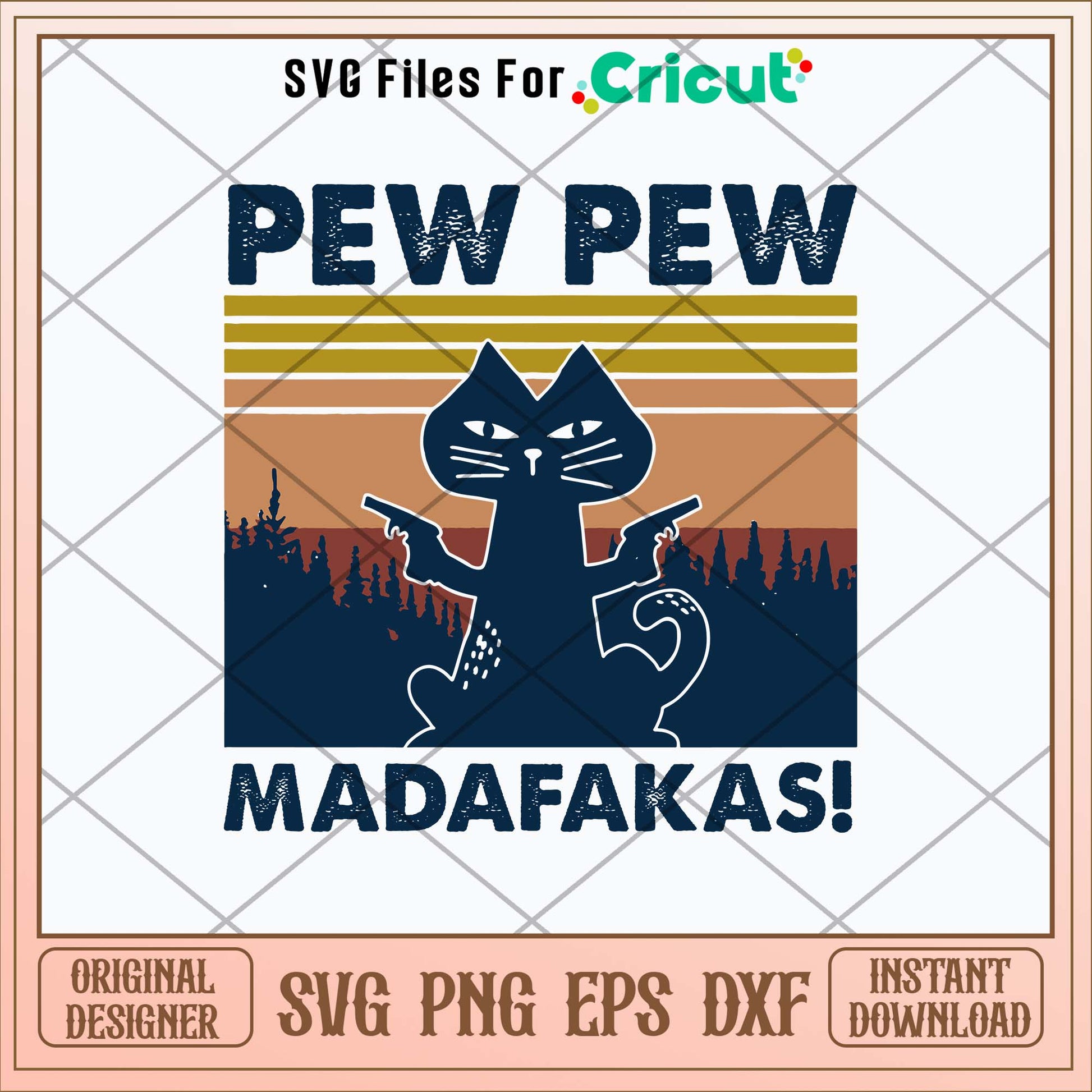 Pew Pew Madafakas Svg, Cat Funny Svg-Svgfilesforcricut