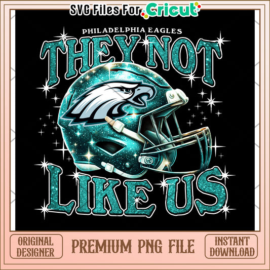 Philadelphia Eagles Helmet Design, Perfect for Cricut Projects