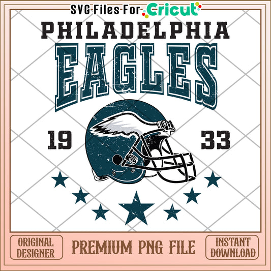 Philadelphia Eagles Helmet PNG Design, Perfect for Cricut Projects