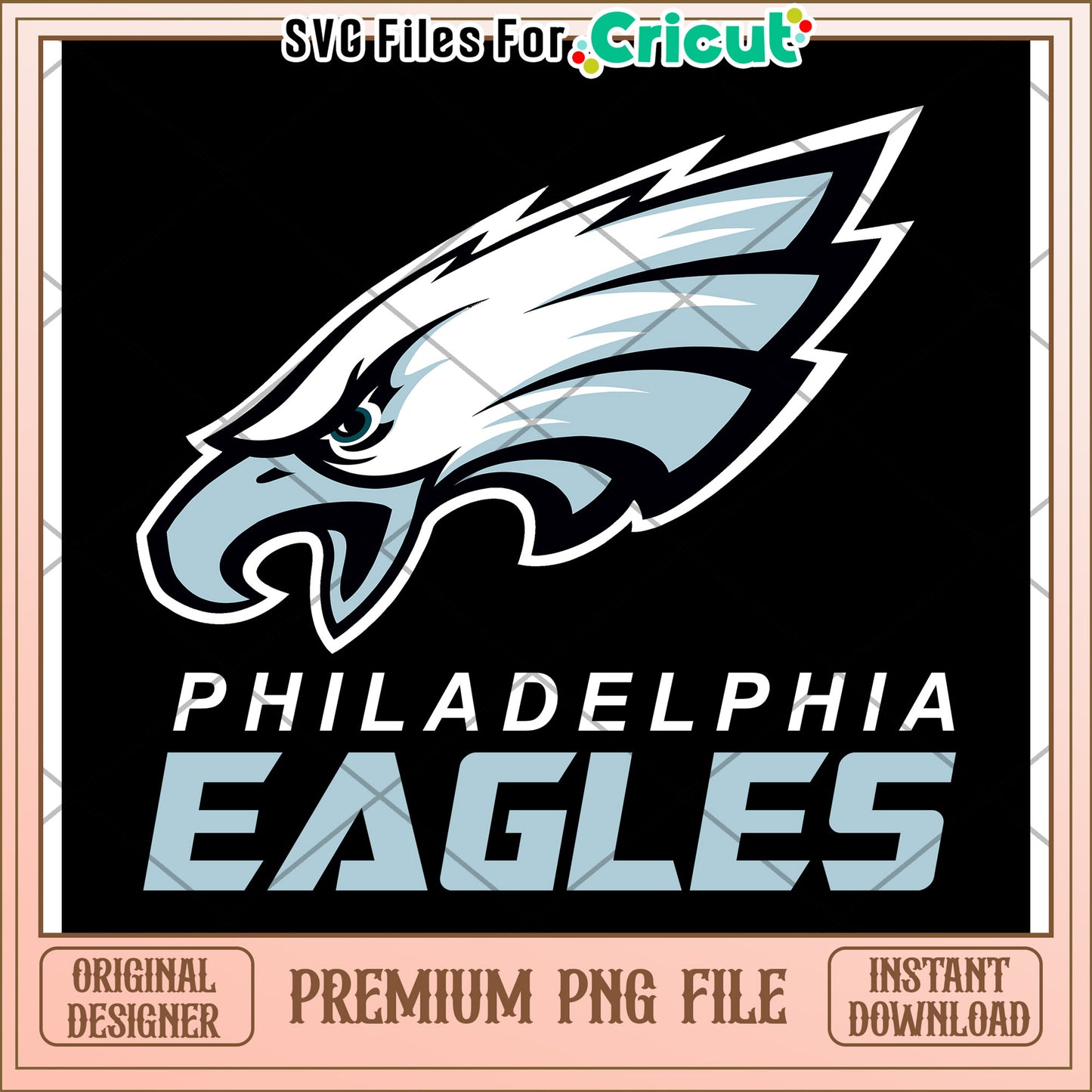 Philadelphia Eagles Logo Design for Cricut, Premium PNG Download