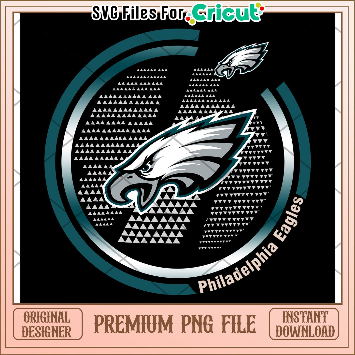 Philadelphia Eagles PNG Design for Cricut, perfect for fans and crafters