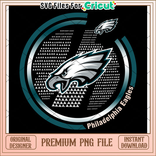 Philadelphia Eagles PNG Design for Cricut, perfect for fans and crafters
