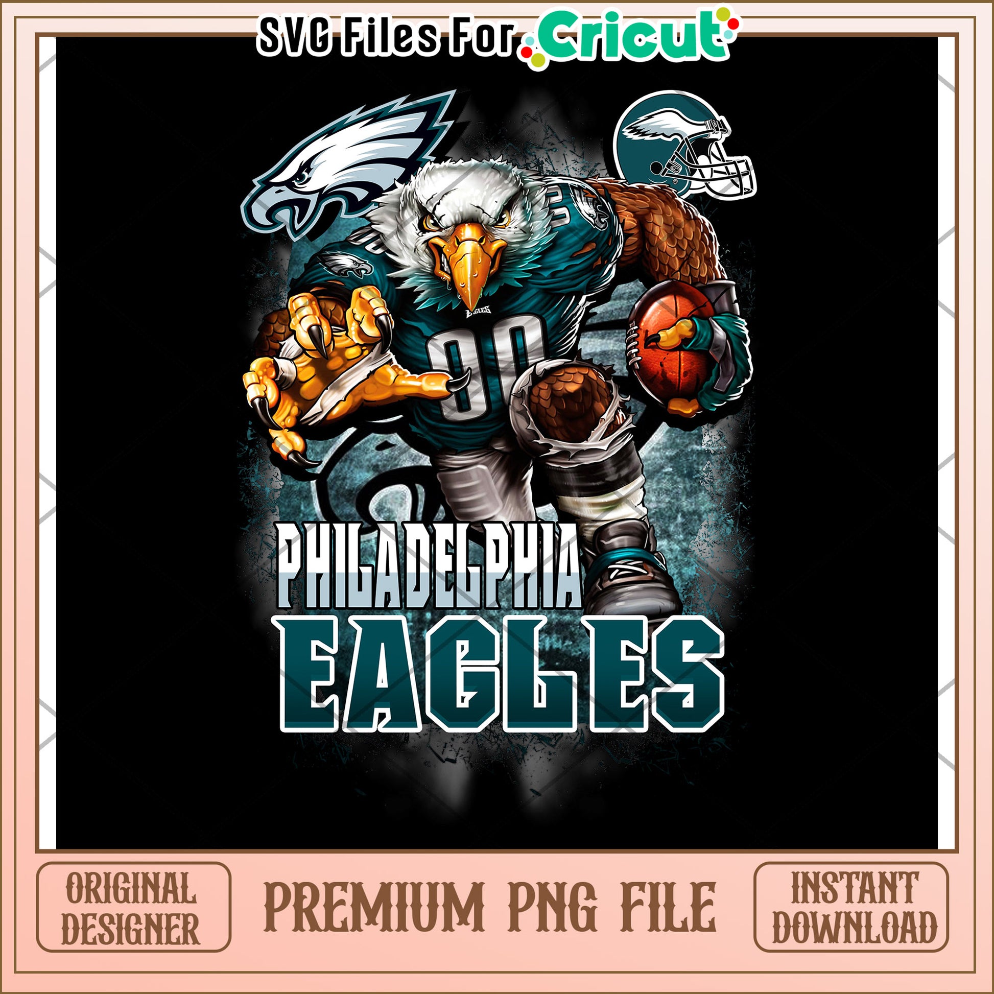 Philadelphia Eagles PNG File for Cricut, Perfect for Fans and Crafts