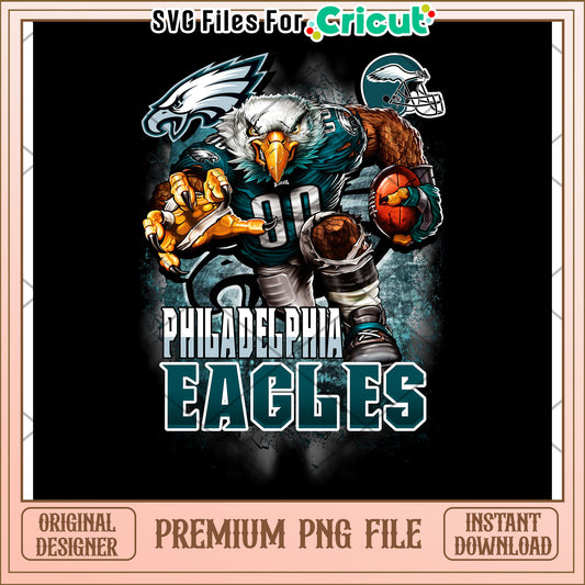 Philadelphia Eagles PNG File for Cricut, Perfect for Fans and Crafts