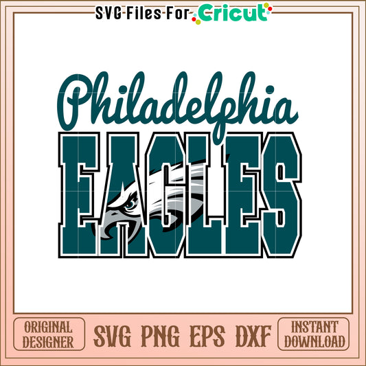 Philadelphia Eagles SVG Design Football Artwork