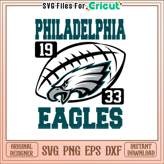 Philadelphia Eagles SVG Design for Fans and Crafters