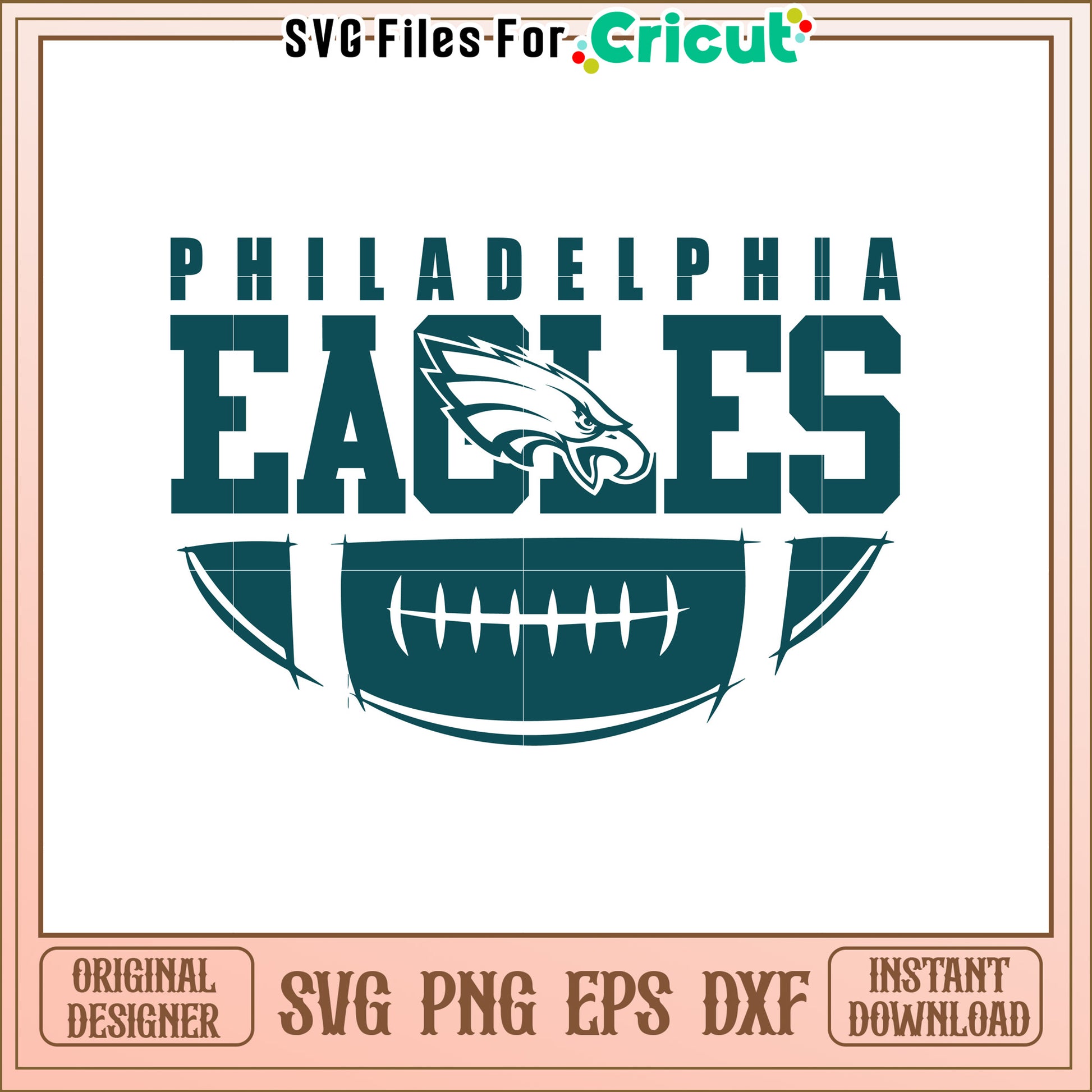 Philadelphia Eagles SVG Design for Football Fans