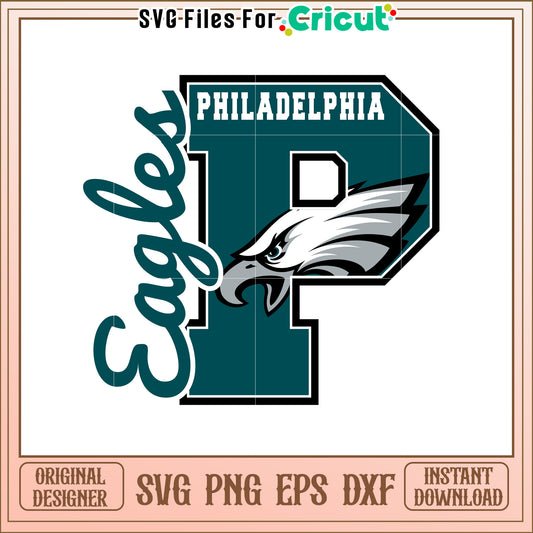Philadelphia Eagles Team Logo SVG Design File
