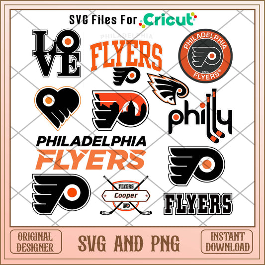 Philadelphia Flyers svg, Philadelphia Flyers svg bundle, NHL svg