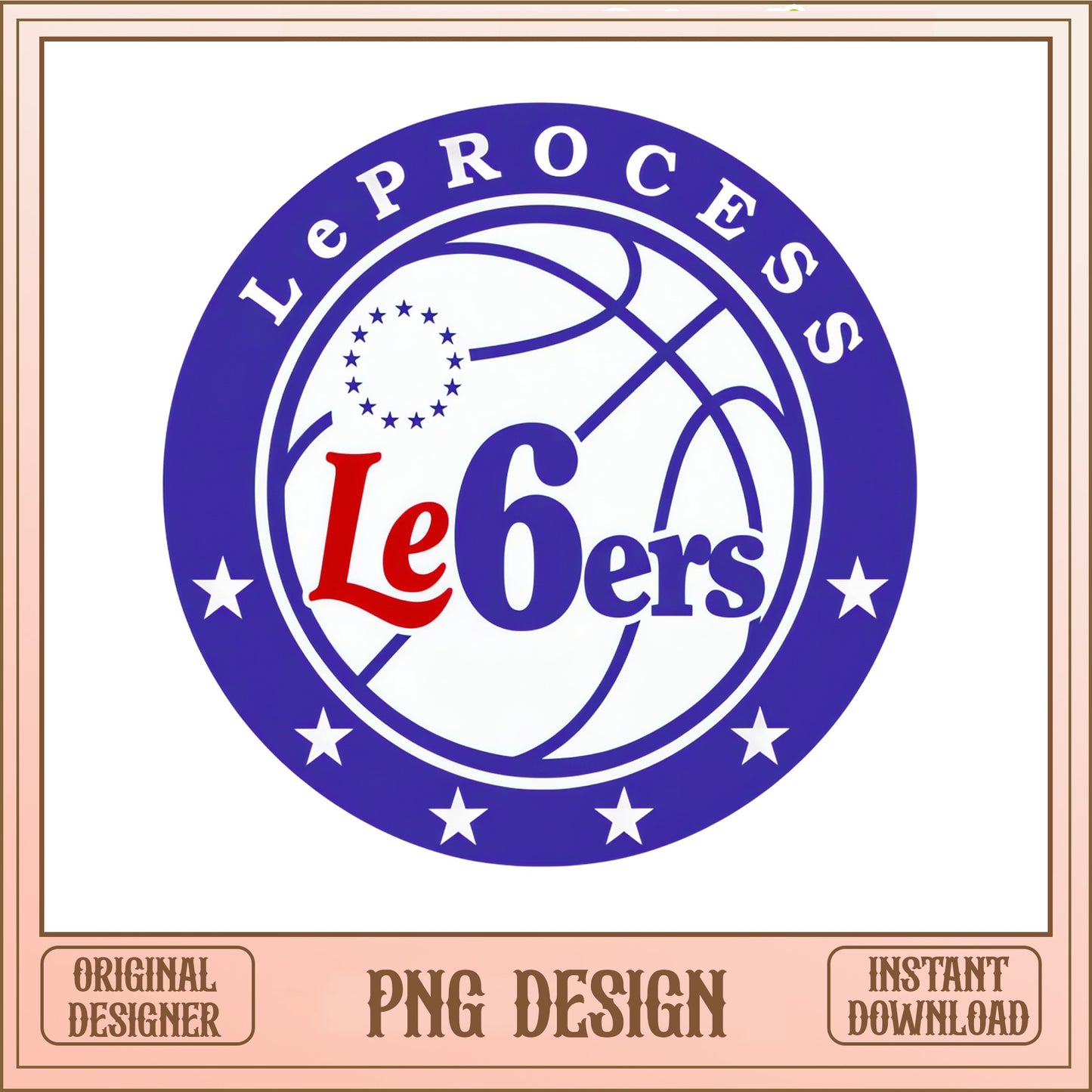 Philadelphia 76ers Le Process Basketball PNG, Sixers PNG, NBA Team PNG