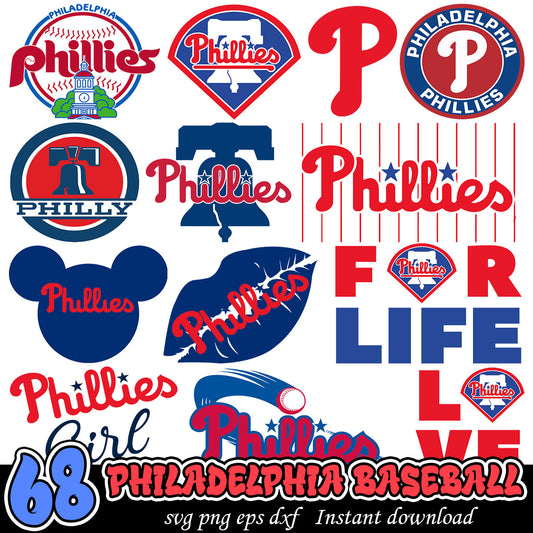 Philadelphia Phillies svg bundle, Philadelphia Phillies baseball bundle