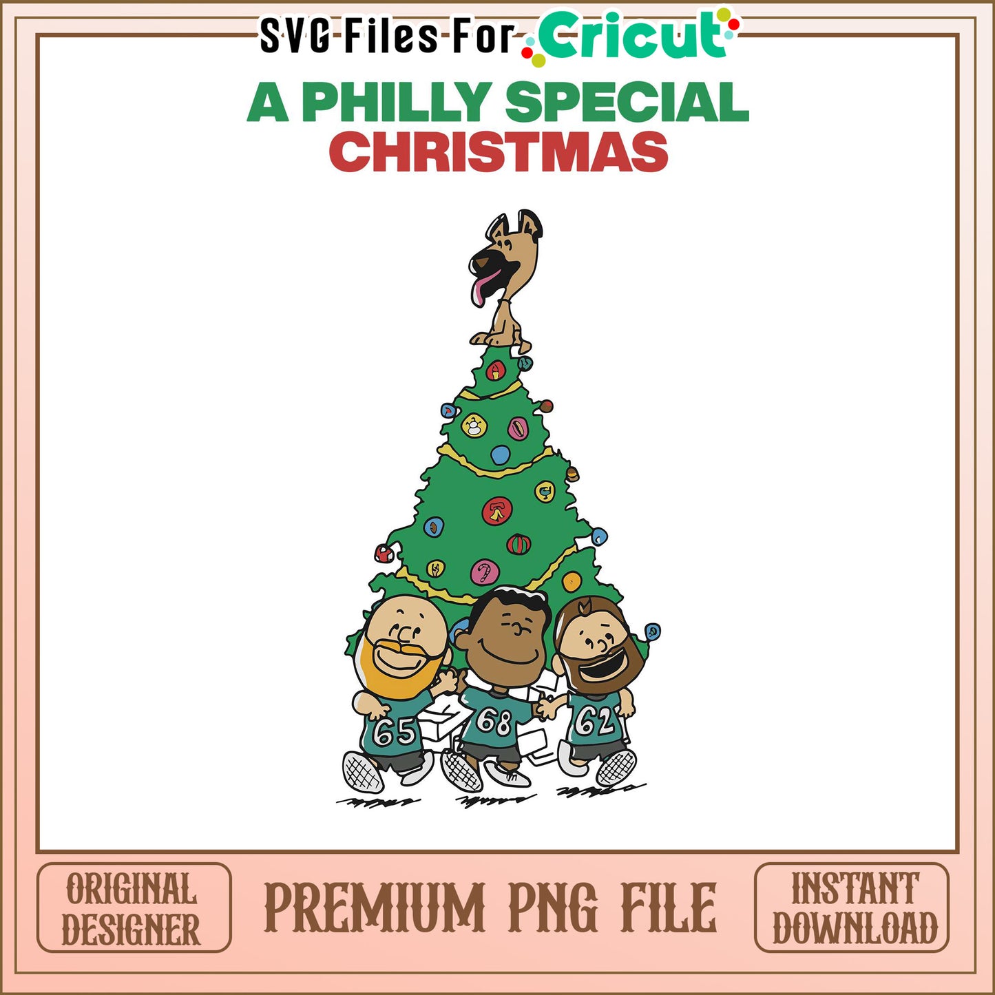 Philly Special Christmas PNG Design for Cricut, Fun Holiday Art