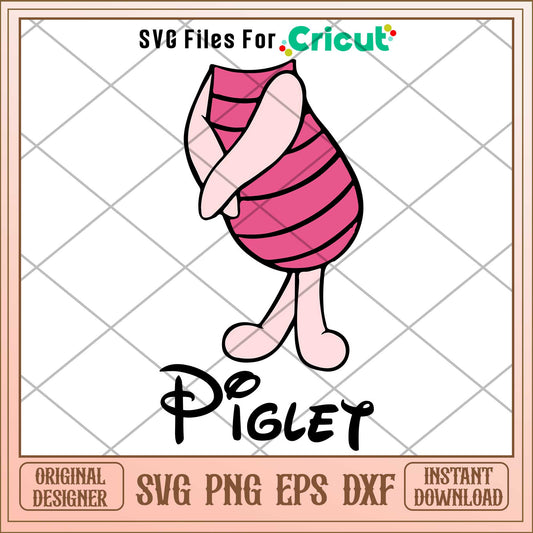 Piglet Winnie the Pooh svg, winnie the pooh characters, digital download