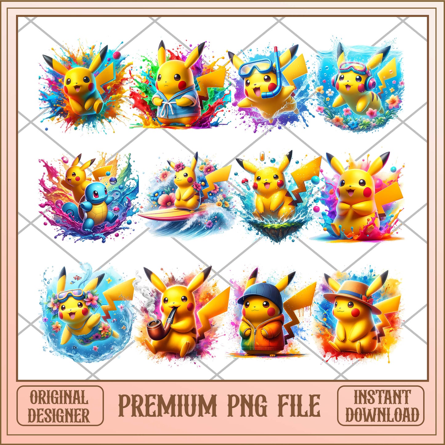 Pokemon piakchu png bundle